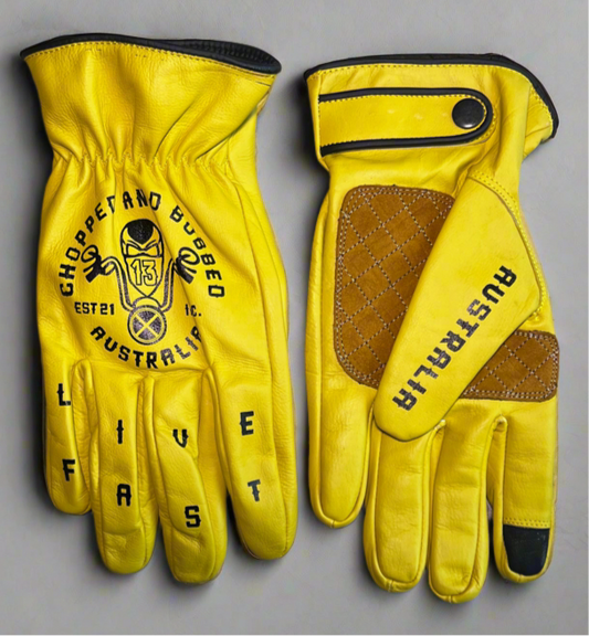 Vintage Style Leather Gloves