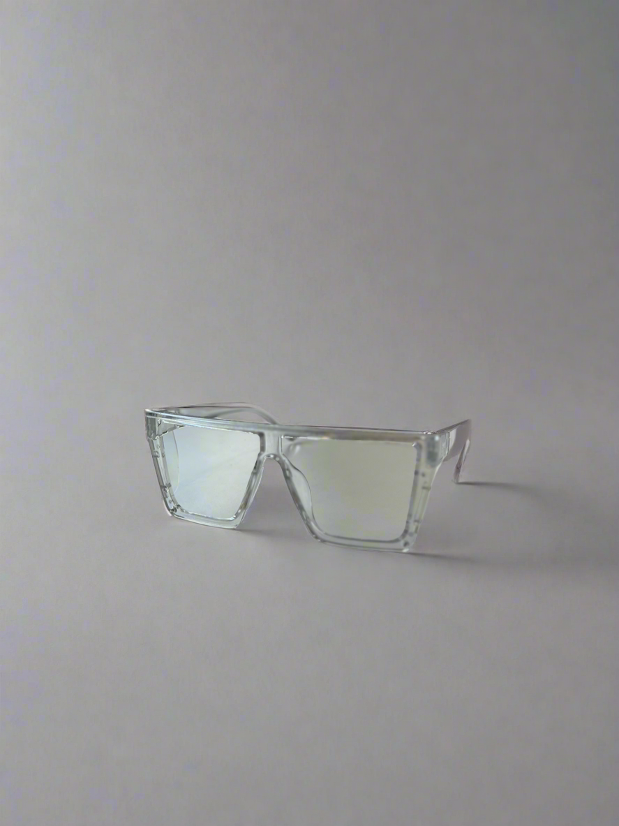 Clear safety glasses