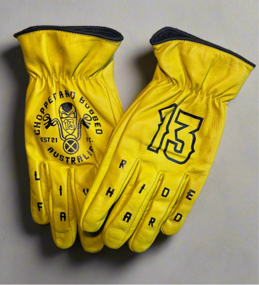 Vintage Style Leather Gloves