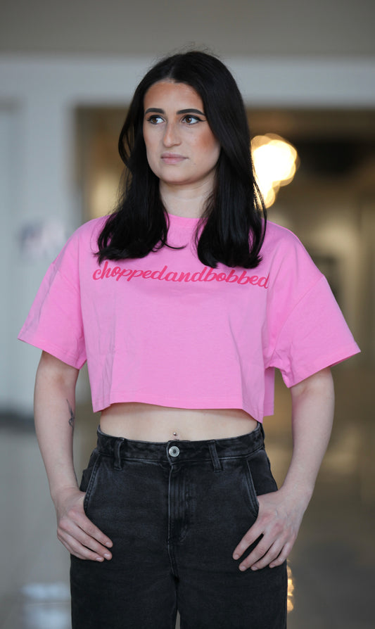 Women’s Scrip Tee Cropped